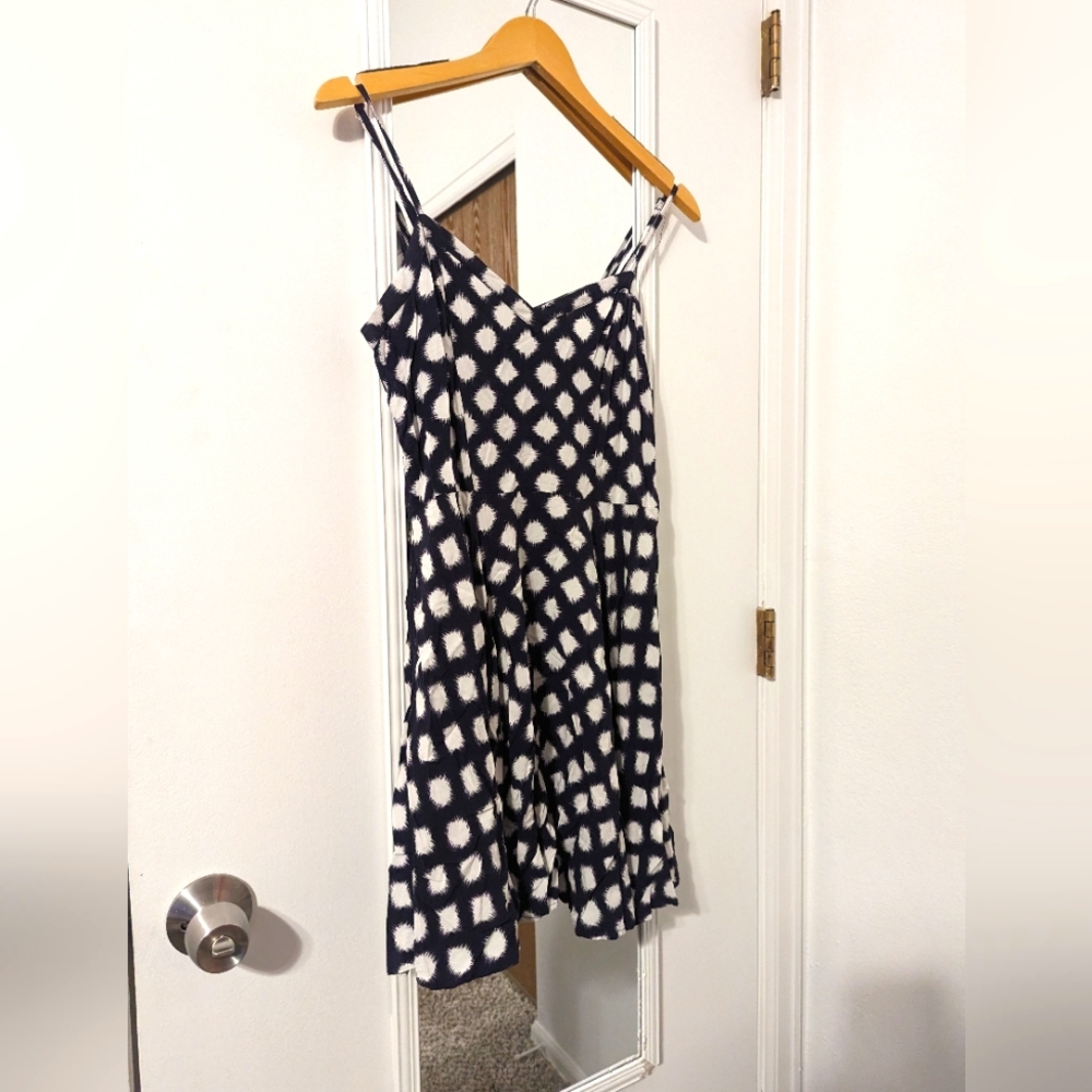 Cotton on Retro Style Shift Dress Polka Dots Spaghetti Strap dress Size L